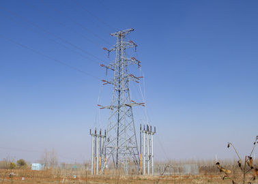 Los pilones de alta resistencia de la electricidad, enrejado de acero Legged 4 Masts la estructura