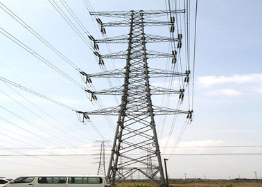 10kv - torres de acero del enrejado 750kv, torre de antena del acero estructural de 5 - del 100m