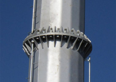 La torre tubular terminal de la transmisión, conexión Electric Power del reborde se eleva