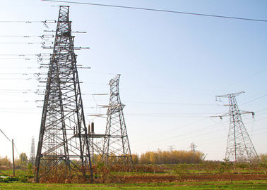 Torre de acero del acero de la transmisión del enrejado 220kv del ángulo