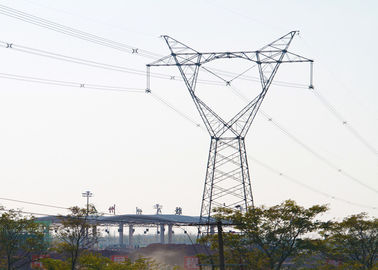 ASTM A572 galvanizó la torre del acero de la transmisión del ángulo 500KV