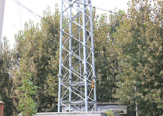 Torre de antena inalámbrica de la comunicación de la microonda de ASTM de las telecomunicaciones de las piernas estándar de la torre .4